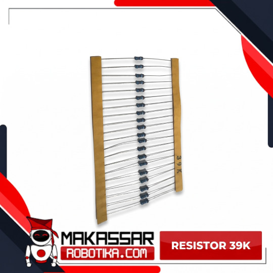 Resistor 39K Ohm 39KΩ 1/4W 0.25W Metal Film 1% 5 Gelang