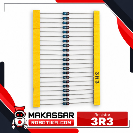 Resistor 33 Ohm (33R) 1/4W 0.25W Metal Film 1% 5 Gelang