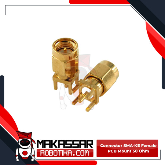 Connector SMA-KE Female PCB Mount 50 Ohm